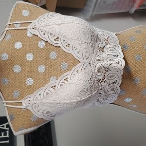 Victoria's secret PINK bralette  size large NWT cream color